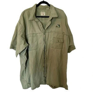 Red Head Brand Co. Men’s Short Sleeve Casual Button Down Cotton Shirt Sz 4XL GUC